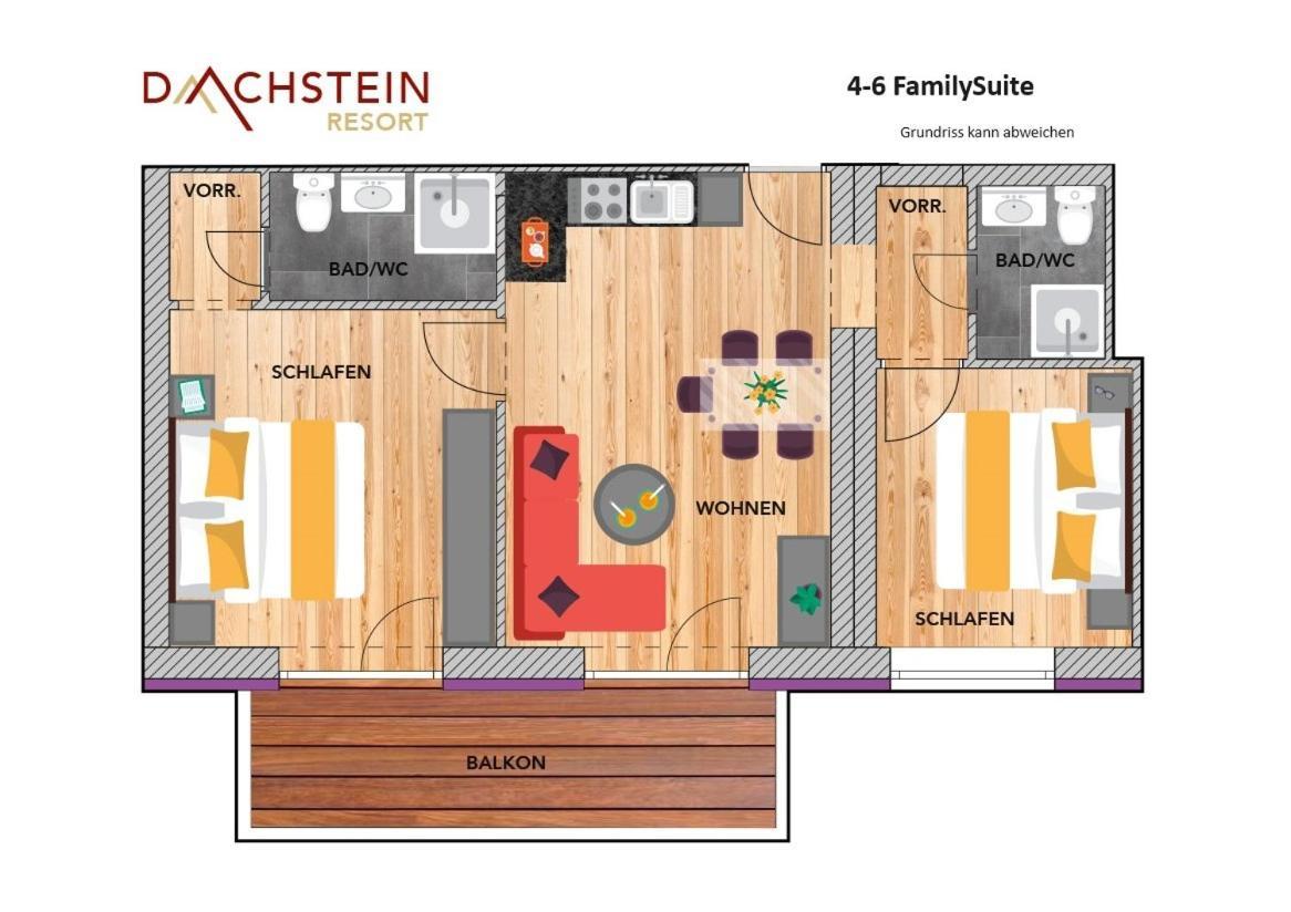 روسباخ أم باس غشوت Apart- Und Wellnesshotel Dachsteinresort المظهر الخارجي الصورة