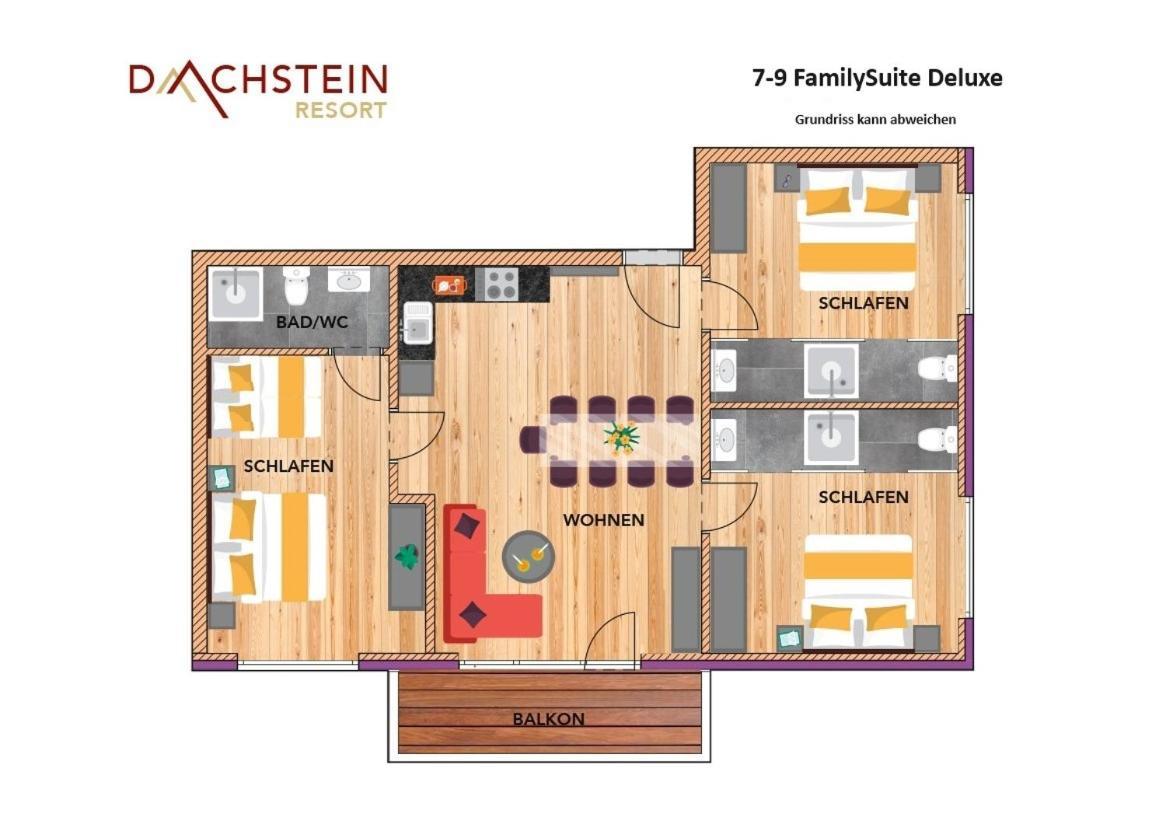 روسباخ أم باس غشوت Apart- Und Wellnesshotel Dachsteinresort المظهر الخارجي الصورة
