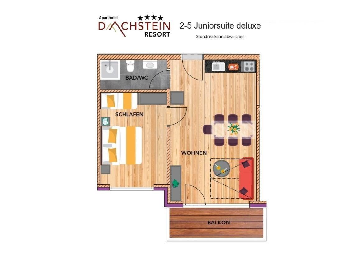 روسباخ أم باس غشوت Apart- Und Wellnesshotel Dachsteinresort المظهر الخارجي الصورة