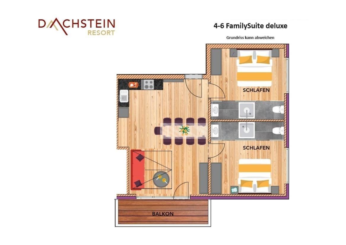 روسباخ أم باس غشوت Apart- Und Wellnesshotel Dachsteinresort المظهر الخارجي الصورة