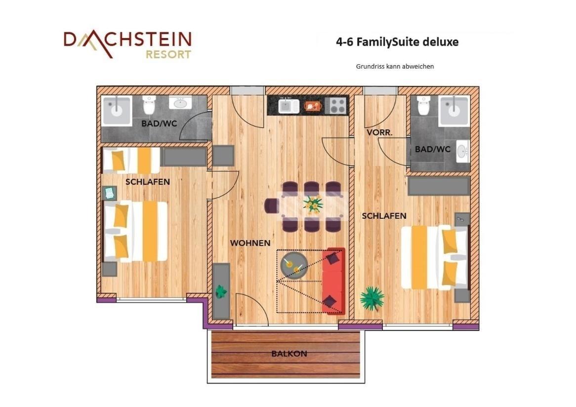 روسباخ أم باس غشوت Apart- Und Wellnesshotel Dachsteinresort المظهر الخارجي الصورة