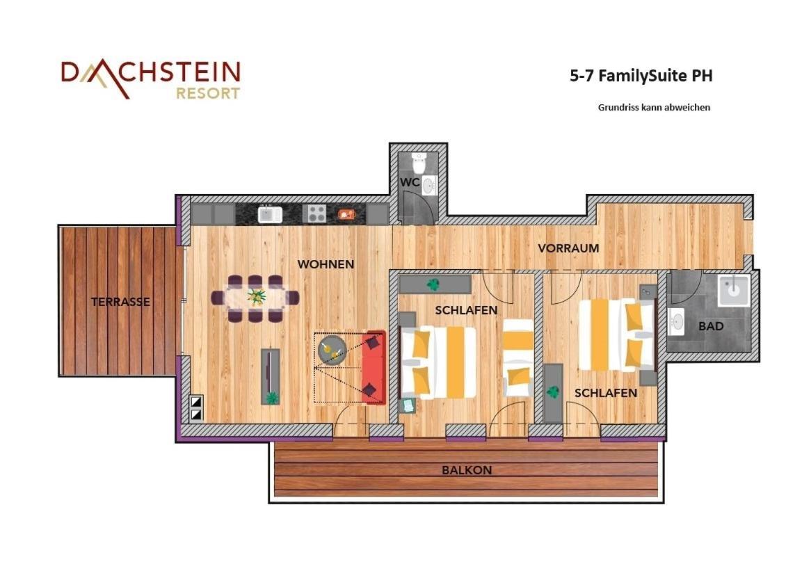 روسباخ أم باس غشوت Apart- Und Wellnesshotel Dachsteinresort المظهر الخارجي الصورة